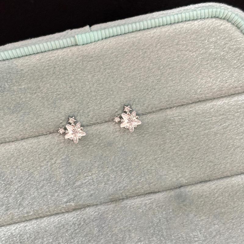 Trendy Shiny Star Earrings for Women with Ear Bone Studs Great for Gifting and Events