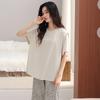 11 Years of New Pajamas Women's Summer Cotton Short-sleeved Cropped Pants Loungewear Women's Summer Korean Version Can Be Worn Outside the Suit