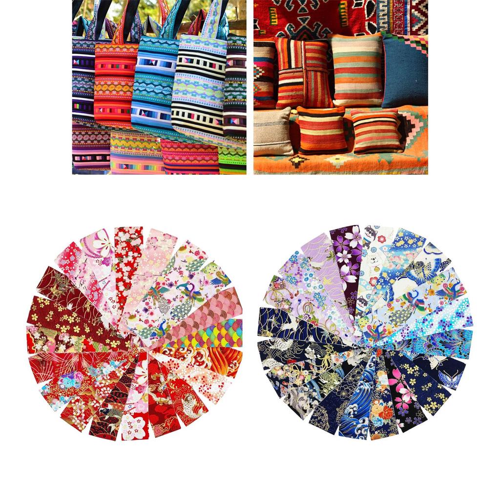 20-teiliger Quiltstoff, multifunktional, weich, stilvoll, für Kunsthandwerk, mehrfarbige Jelly Roll-Streifen zum Quilten, Nähen von Kleidung, DIY-Geldbörsen