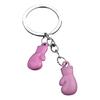 Boxing Glove Keychain Car Keys Pendant Simulation Fitness Equipment Shape Keyring Fashionable Car Keys Ornament