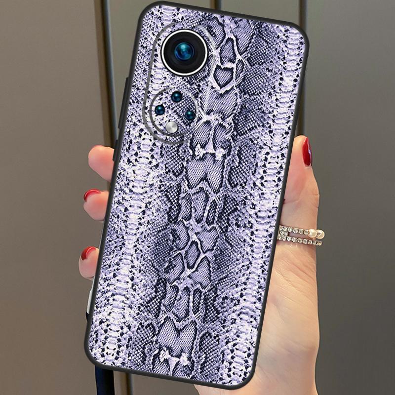 Custodia in Pelle di Serpente Cobra Pitone per Honor X8b X9b 90 70 50 Magic 5 Pro Magic 6 Lite X6 X7 X8 X9 X6a X7a X8a X9a Cover