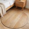 Timber Round Rug Black Gold Felt NonSlip Carpet For Living Room Bedroom Bedside Luxury Wood Grain Vertical Line Mat