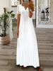 New Spring and Summer Women's Clothing, Fashionable European and American Lace Long Dress