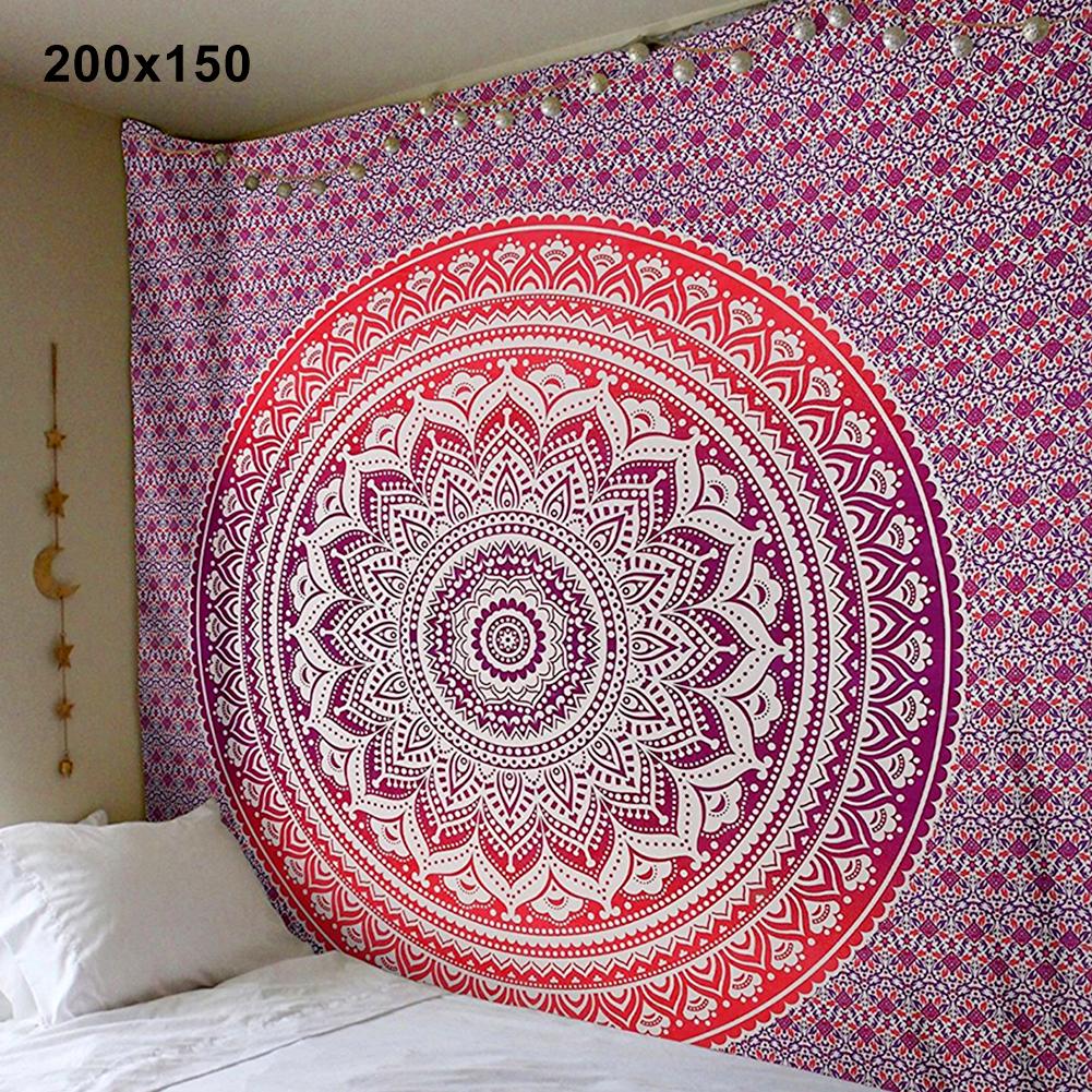 Yoga Equipment Mandala Bohemian Yoga Mat Beach Towel Shawl Blanket Indian Wall Hanging Tapestry