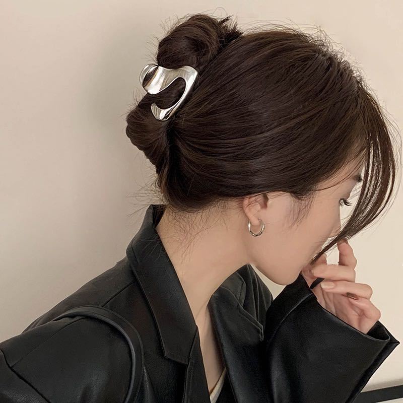 Vintage Große Metall Haarnadeln Clips Mode Geometrische Aushöhlen Haar Krallen Für Frauen Headwear Mädchen Party Haar Schmuck Geschenk