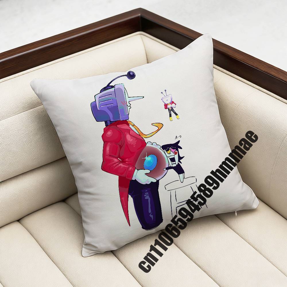 Game DDeltarune Spamton Throw Pillow Case Sham For xcm xcm Square Home Pillowcase Cushion Cover