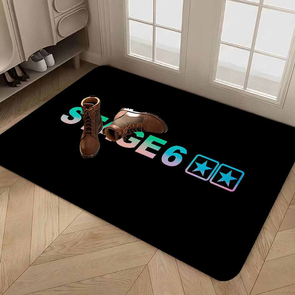 Fashion S-Stickers S-Stages 6 Entrance Door Mat Washable Non-Slip Living Room Sofa Chairs Area Mat Kitchen Welcome Doormat