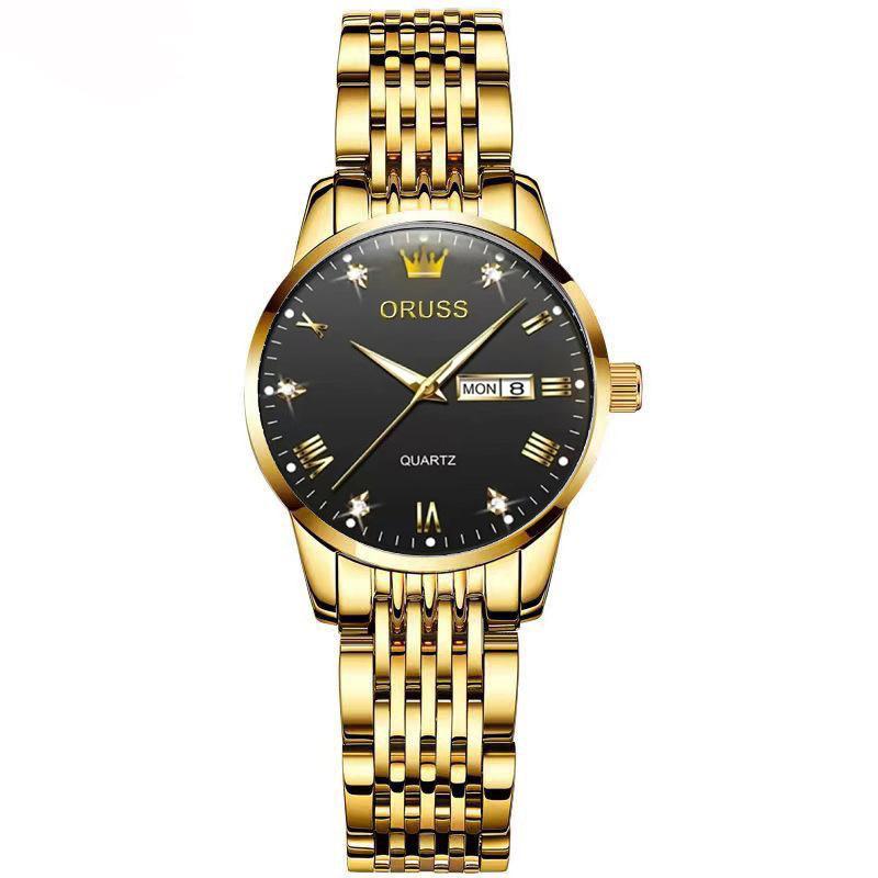 Horloge Horloge Zakelijk Eenvoudige Wijzerplaat Lichtgevend Dameshorloge Horloge Tide Waterdicht Kalenderhorloge