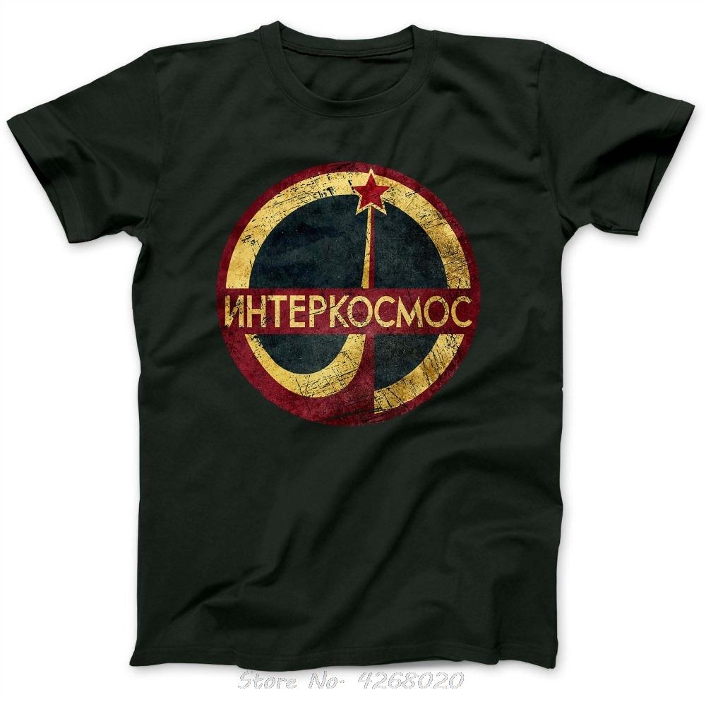 Interkosmos Cccp 100 Premium Cotton Soviet Gift Present Cotton Unisex Summer Casual Cotton Tee Fashion T Shirt Design Online