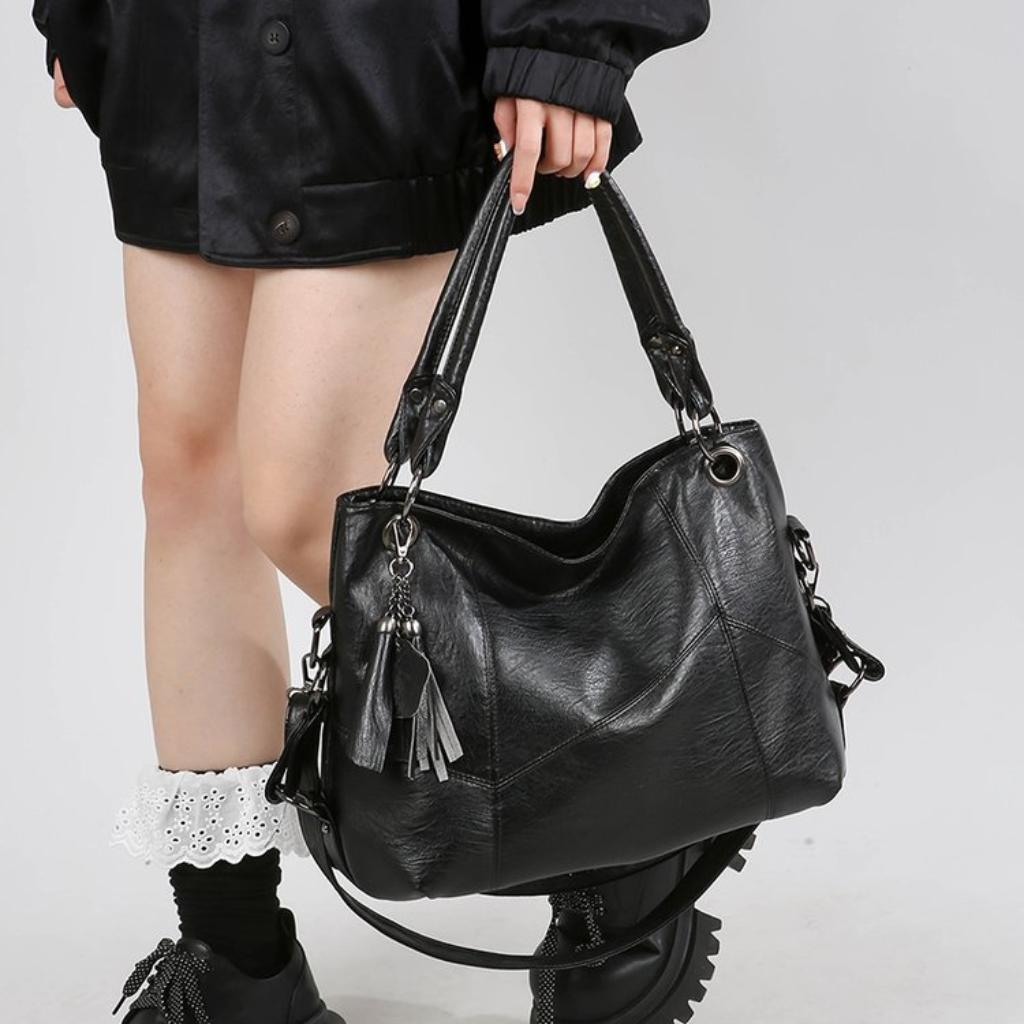 Handbag Women PU Large Capacity Adjustable Strap Daily