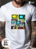 Retro Gadgets Oversized Cotton T-Shirt