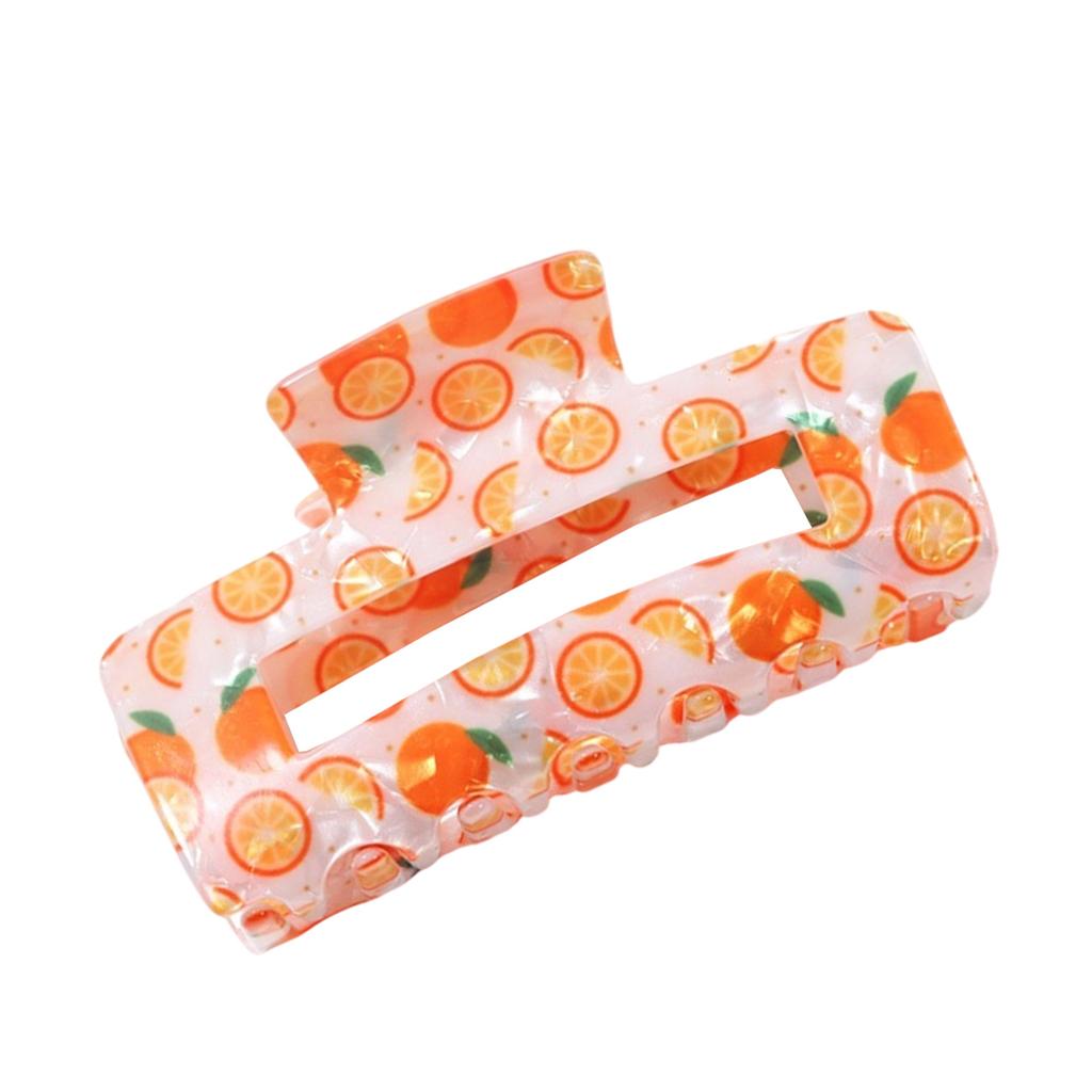 Lemon Fruit Hair Claw Clip For Women Slip Resistant Jaw Clamp Hair Accessories For Spring Theme Parties And Daily Use