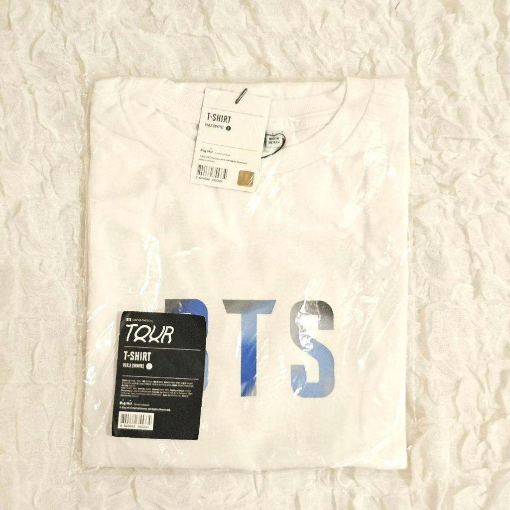 [USED] North America Exclusive BTS MOTS TOUR VER.2 T-shirt White L