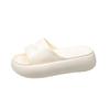 Fashion House Slippers Platform Shoes Woman 2025 Luxury Slides Lady Soft Flat Designer Girl Fashion Concise House Slippers Platform Wome
