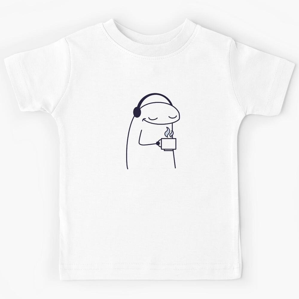 Coffee Music Flork Meme Kids T-Shirt 140