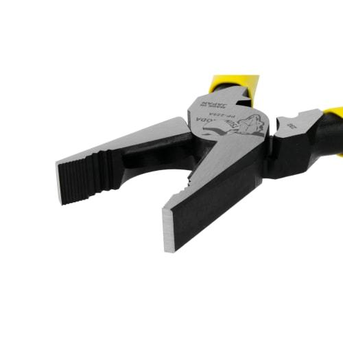 TSUNODA Electrician's Power Pliers, 225mm, Crimping Function, Eccentric, for Electrical Work, PP-225A