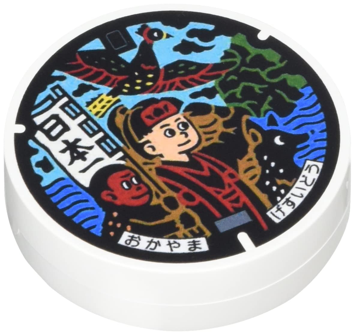 

Platz Okayama Okayama Prefecture Manhole Magnet Clip Magnet Clip City, MHC-8