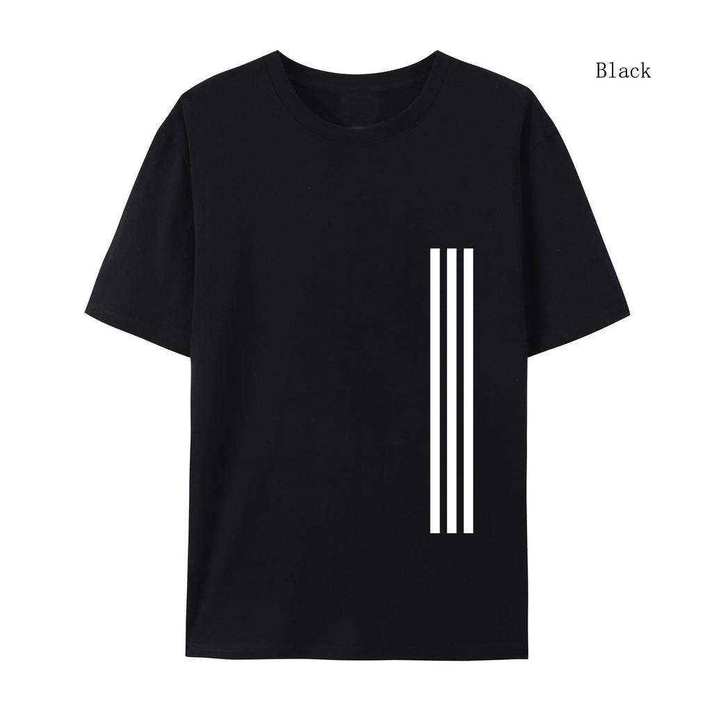 Tricou Casual de Înaltă Calitate cu Gât Rotund Imprimat din Bumbac 100% pentru Fitness, Streetwear, Vară, Oversized, cu Mânecă Scurtă, Haine din Bumbac, Topuri Streetwear Largi