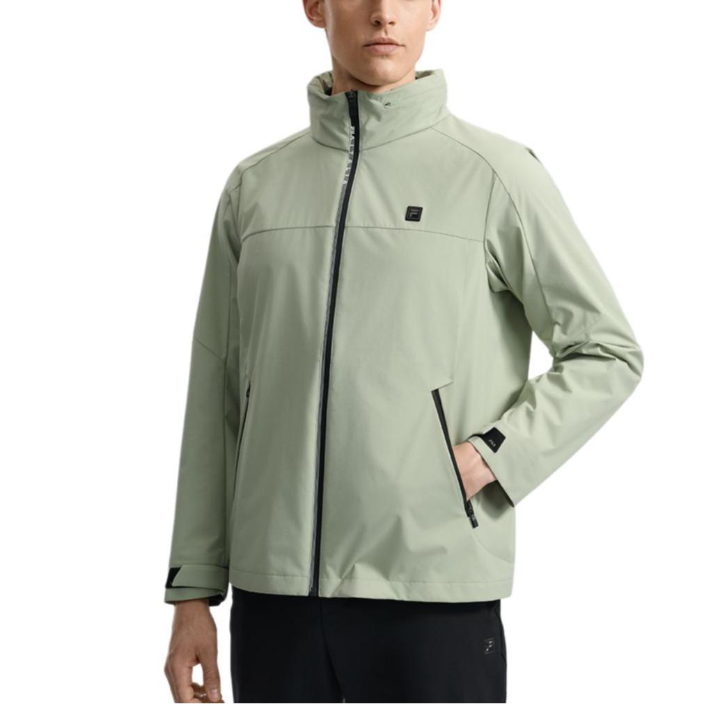 FILA WHITE Jackets Men's Emerald Green Hooded Moderate Other F11M533702F-GN