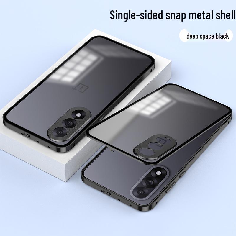 Grenzübergreifend kompatible OnePlus Nord CE 5 Pop-Up Handyhülle und Nord 5 Racing Edition Metall-Schutzrückwand