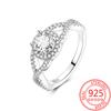 Copper Authentic Beautiful Stars and Moon Shining Sun Geometry Infinite Combination Ring Boutique Matching Gifts