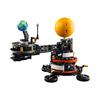 Lego Planet Earth and Moon In Orbit