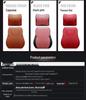 2019 Jaguar XF/XFL/XEL/XJL/FPACE Leather Car Seat Covers