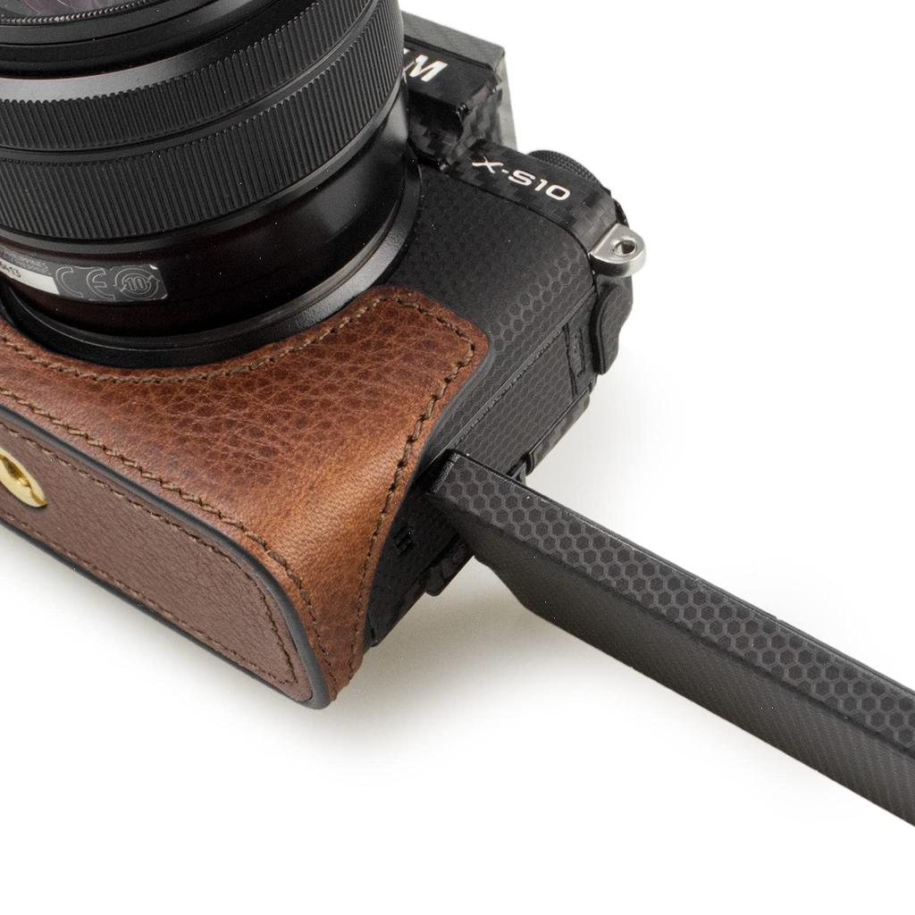Kinokoo FUJIFILM XS10 Digital Camera Case, XS10 Body Case, XS10 Camera Case, Genuine Leather (Brown)