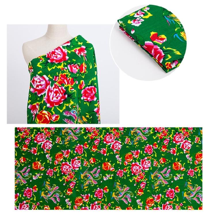 Blumen Baumwollstoff zum Nähen Basteln Heimdekoration 160 cm Breit Nähbaumwollstoff für Bekleidung Accessoires