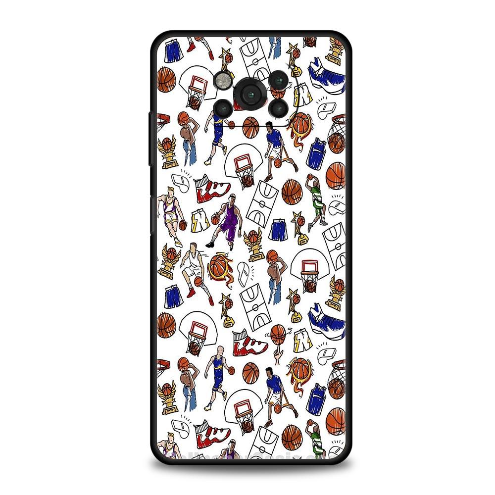 

Phone Case for Xiaomi Poco F7 F6 F5 F4 F3 X7 X6 X5 X4 X3 NFC M4 C51 C55 GT 5G Soft TPU Cover Capas Football Sport Shockproof Bag Poco X3 NFC