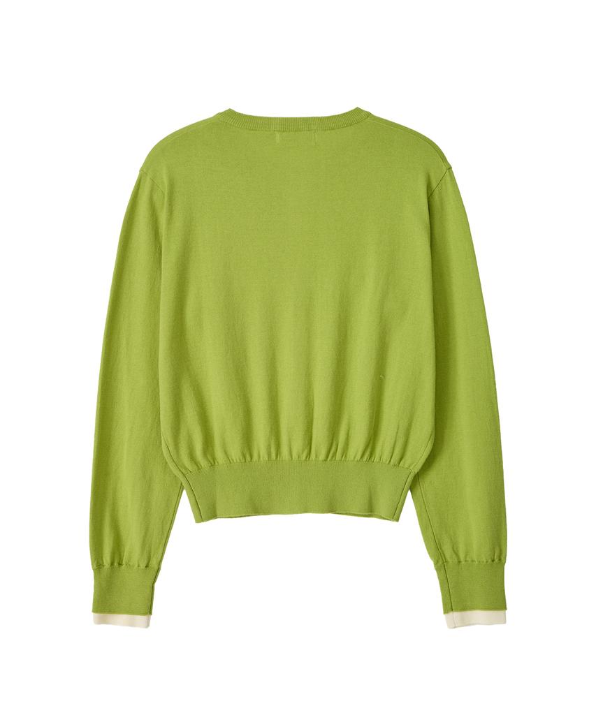 PANDORAFIT Lumière Line Cardigan (Yellow Green)