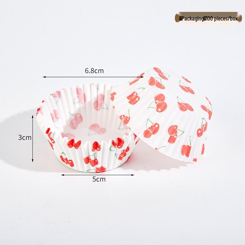 Snowy Niang Oilproof Cartoon Cake Cups - Cupcake Liners & Butter Paper for Baking