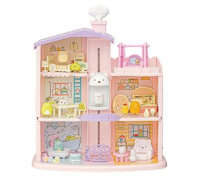 TAKARA TOMY Sumikko Gurashi Tsukki Sumikko Mawashi Shirokuma Elevator 3rd Floor Sumikko House