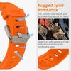 Watchband Rubber Strap for Apple Watch Band Ultra 2 1 49mm 45mm 44mm 42mm Soft Silicone Bracelet for IWatch Series 9 8 7 6 SE 5 4 Correa