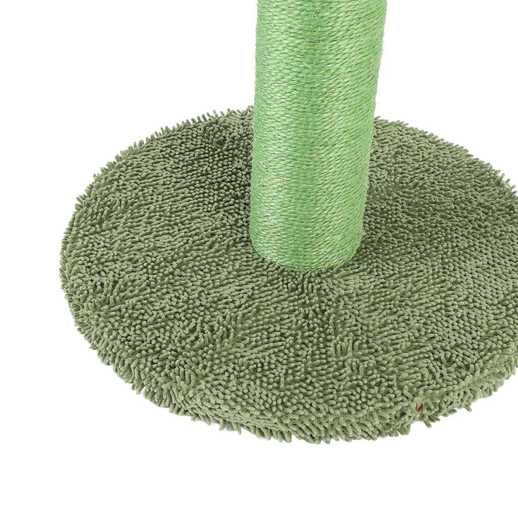 Cactus Cat Scratching Post Stable Multifunction Wearproof Sisal Cat Scratcher Tree for Indoor Cats K