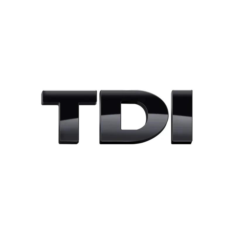 1Pc 3D ABS TIGUAN V6 V8 TSI TDI Car Letter Logo Sticker Tail Bumper Badge Auto Rear Trunk Emblem Styling Accessories