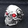 Vintage Gothic Skull Rose Ring For Men WoVintage Gothic Skull Rose Ring For Men Women Hip Hop Biker Finger Ring Halloween Birthd