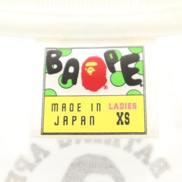 A BATHING APE made in Japan Logo print Short sleeve T-shirt XS Women Used