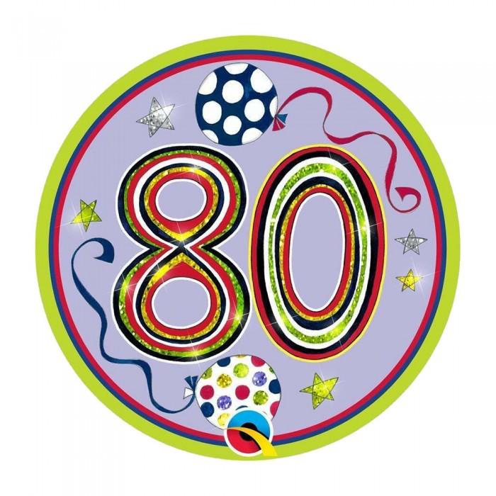 Rachel Ellen Glitter 80 Badge