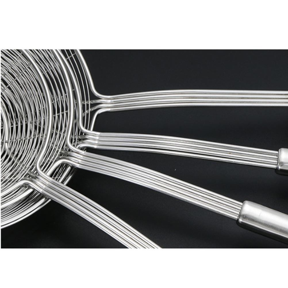 1 Pièce Passoire à Huile en Acier Inoxydable Manche Long Outil de Cuisine pour Friture Nouilles Légumes Frites Maille