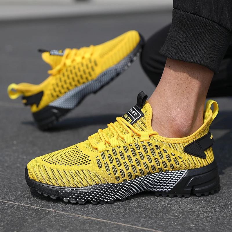 Men's Running Shoes 2025 New Breathable Comfortable Outdoor Sports Shoes Lightweight Outdoor Tennis Walking Gym Shoes for Men