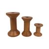 Retro Solid Wood Spool: Nostalgic Handmade Thread Organizer for Cross-Stitch and Crafting.