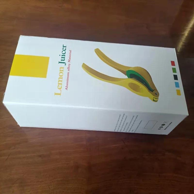 A Top Quality 2 in 1 Manual Juicer, Lemon Juicer, Orange Juicer, Maximum Extraction Manual Citrus Juicer Aluminum Alloy Material