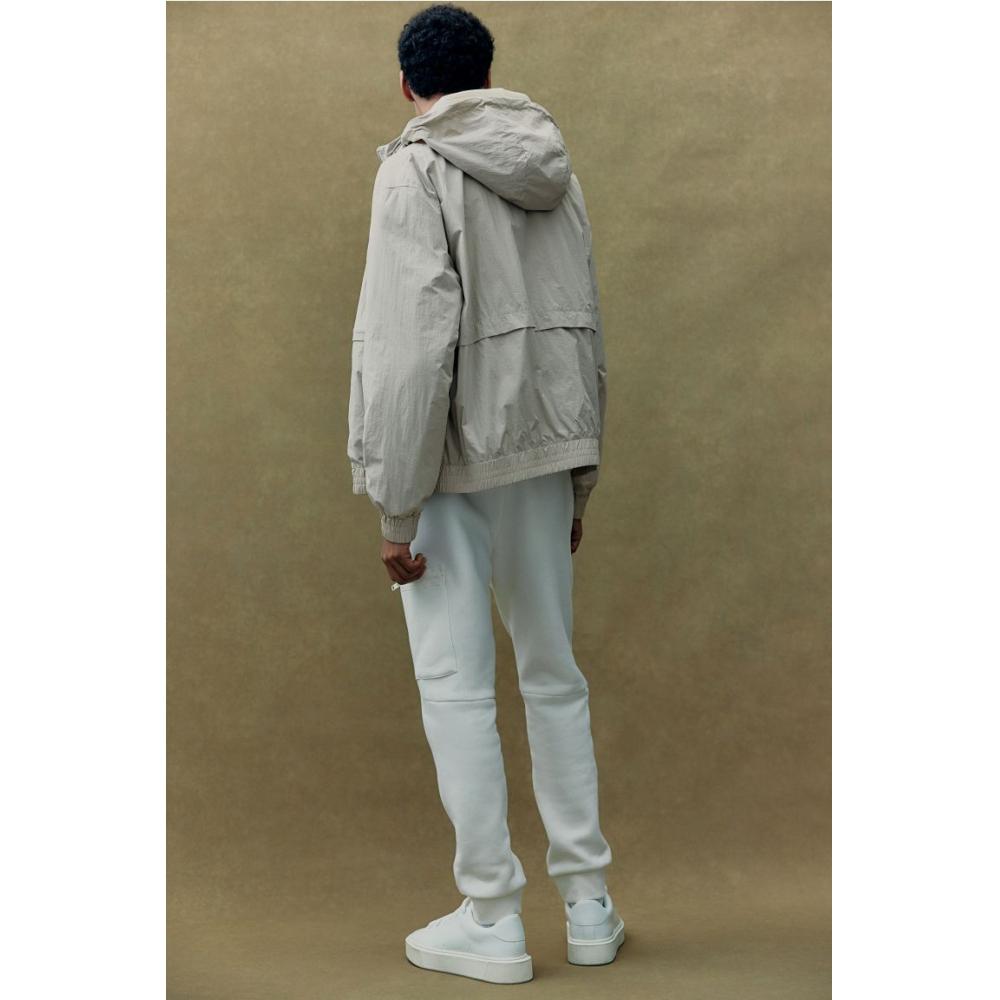 H M Nylon Windproof Jacket Loose Fit ligHt Beige