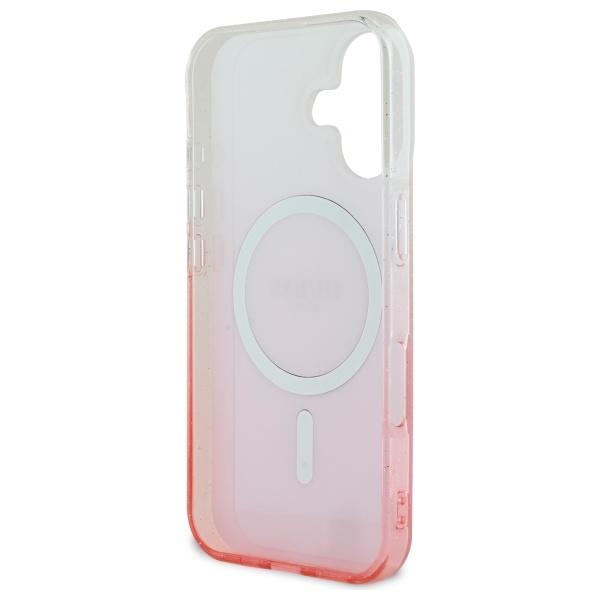 Guess Guhmp16Mhgrcelp Iphone 16 Plus6.7 Różowy/Pink Hardcase Iml Glitter Gradient Magsafe