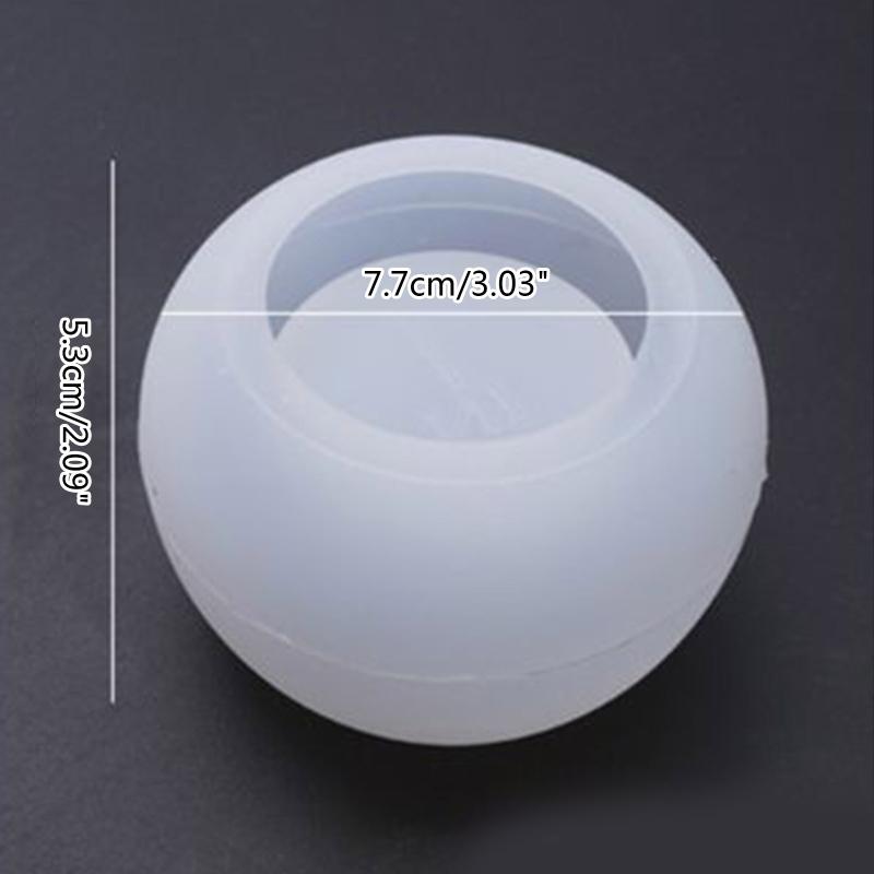 Handmade Succulent Planter Flowerpot Silicone Mold Concrete Plant Flower Pot Epoxy Resin Mold DIY Candle Holder Mould