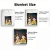 Little Couple Thin Flannel Blanket for Bedrooms,Living Rooms,Sofas Blankets,Lunch Breaks,Picnics,blankets Fluffy