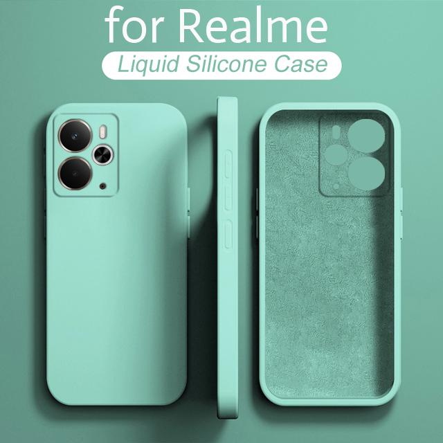 Weiche Flüssigsilikon Handyhülle Stoßfeste Hülle Für Realme 14 5G Realme 14T 5G