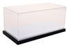 Jewel Cases Scale Acrylic Display Case with Leather Base X 17 X White 1/18 (size Approx. 35.5 15.8 Cm)