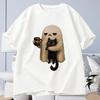 GhostCat Spooky Black Cat Aesthetic Graphic Tops Women Unisex Tshirts Funny Introvert Halloween Coffee Lover Gift Ins Yk Clothes